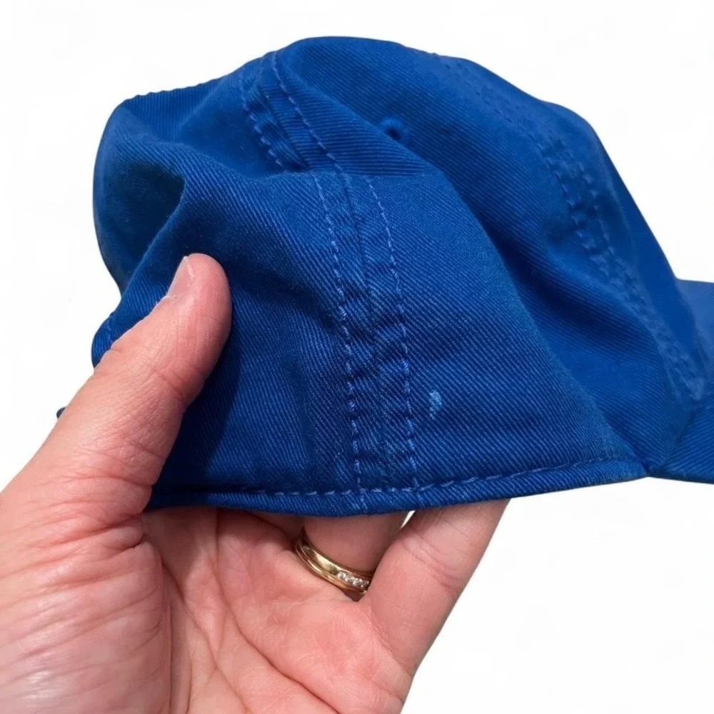 University Of Kansas‎ KU Jayhawks Women's Hat Blue Embroidered Logo Adult Cap